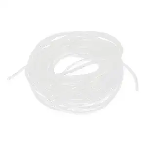 sourcing map Tubo de silicona 2 mm ID X 4 mm OD 3.28 pies 1 m Tubo flexible de caucho de silicona Tubo de manguera de aire para transferencia de bomba Transparente