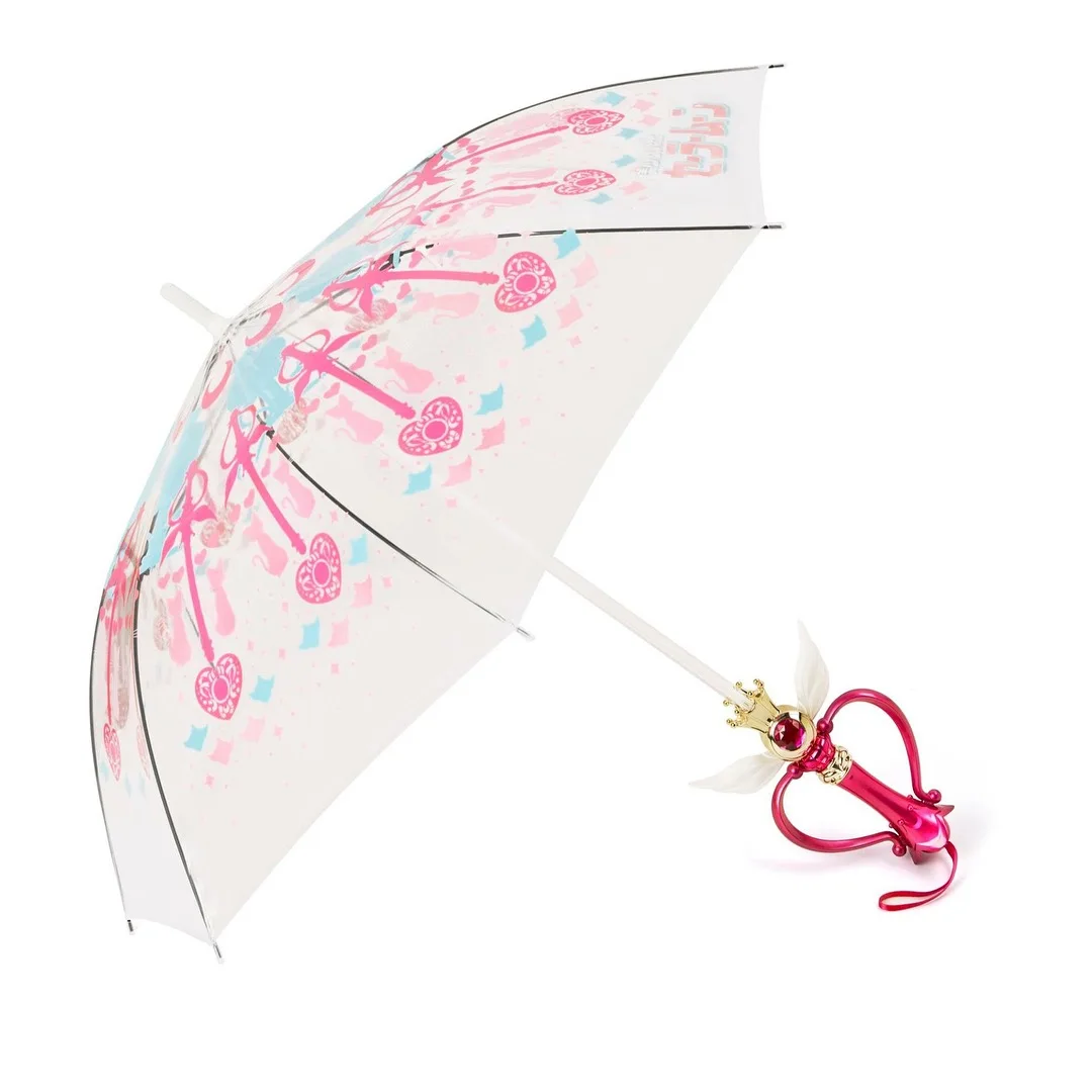 Сейлор Мун волшебная палка зонтик прозрачный СВЕТОДИОДНЫЙ светильник прозрачный зонтик косплей реквизит подарок для девочек