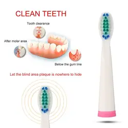 2 шт. Электрический Зубная щётка головок Sonic Сменные Сиго зубная щетка головка для SG-899 Электрический Зубная щётка глубоко чистить зубы Уход