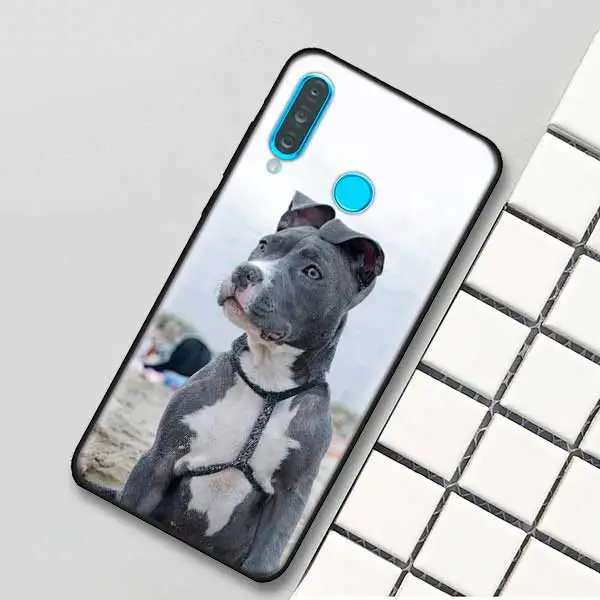 07 Черный силиконовый чехол для huawei P30 P20 P10 Коврики 20 10 Lite Pro Nova 4 4E 3E P Smart плюс мягкая оболочка питбуль Pitbull - Цвет: 07