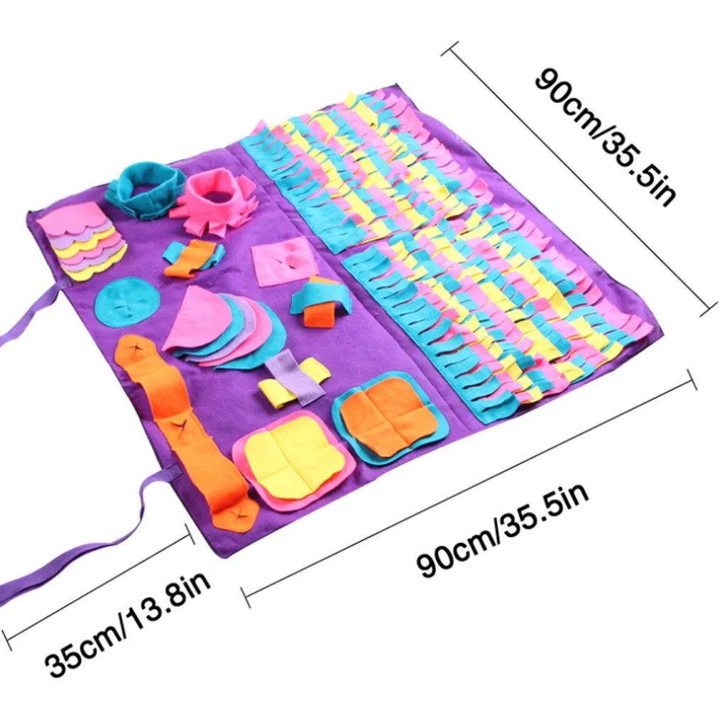 Игрушка для собак, нюхательный коврик, Тренировочный Коврик для нюхания носа, Забавный коврик для домашних животных с запахом, подушка, коврик для снятия стресса, пазл, коврик для нюхания