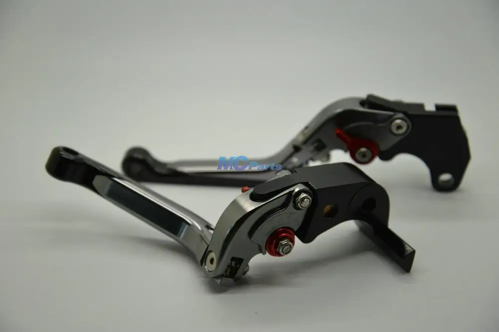 CNC складной регулируемый сцепные рычаги для Honda CBR600RR F5 2007- CBR1000RR/FIREBLADE 2008- 09, 10, 12 лет - Цвет: Folding-Titanium
