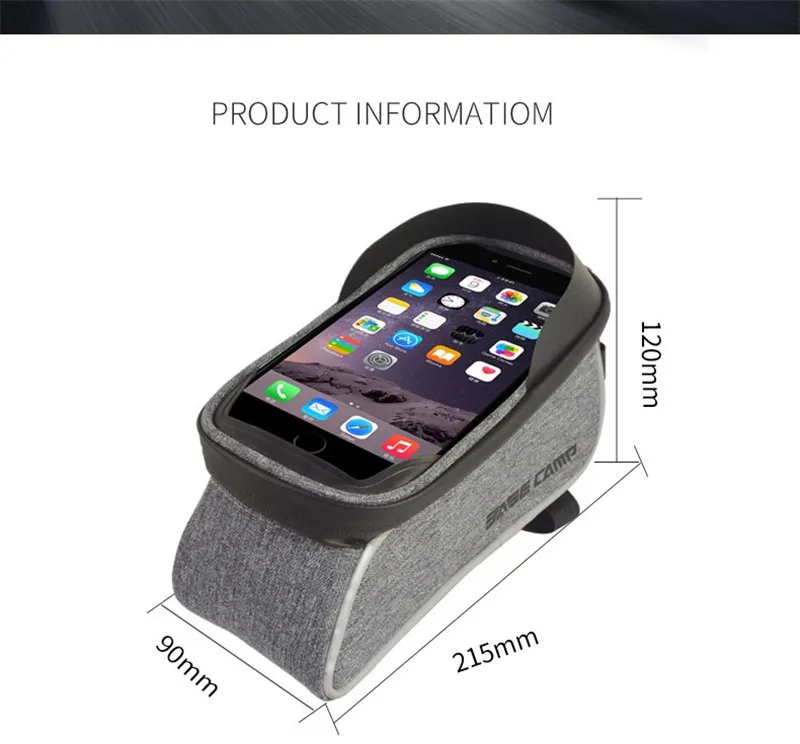 Best Basecamp Bicycle Front Top Frame Handlebar Bags Road MTB Bike Cycling Riding Bag Pannier Touch Screen Case Bicycle Accessories 1 Best Basecamp Bicycle Front Top Frame Handlebar Bags Road MTB Bike Cycling Riding Bag Pannier Touch Screen Case Bicycle Accessories 1