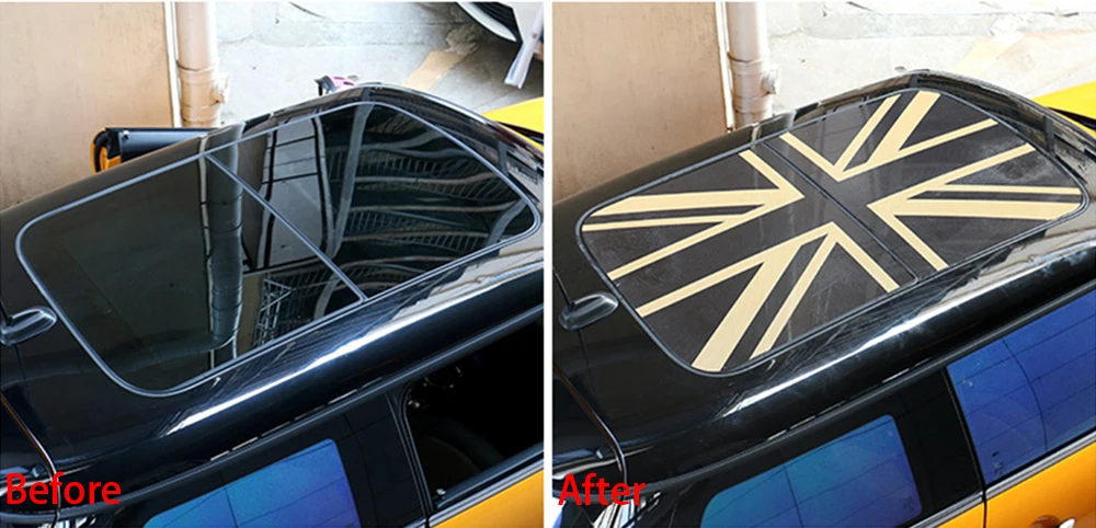 Semitransparent Sunroof Roof Sticker Car Styling For MINI Cooper JCW R55 R56 R57 R58 R59 R60 R61 Countryman Clubman Accessories (18)
