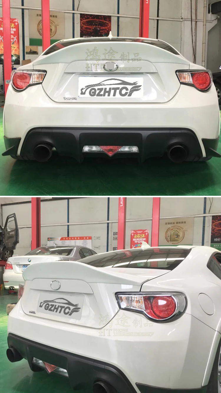 Углеродное волокно/ABS заднее крыло багажника спойлер для Subaru BRZ/Toyota GT86 2012 2013