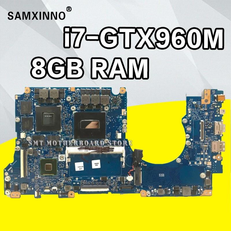 N501JW материнских плат REV: 2 1 i7 4720HQ для ASUS UX50JW UX501J N501J G501J Материнская плата ноутбука