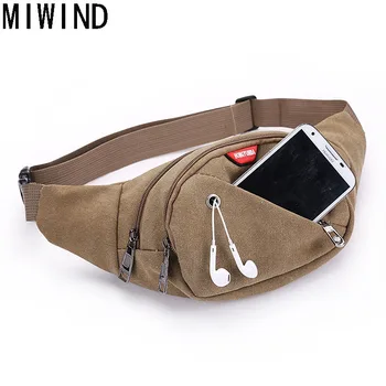 

MIWIND Waist Pack For Men Men Fanny Pack Bum Chest Bag Hip Money Belt travelling Mountaineering Mobile Phone Bag TFX1177