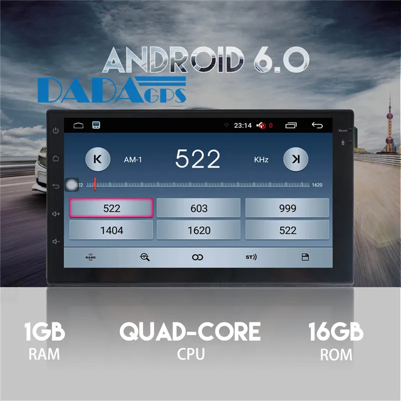 Sale 2 DIN Android 6.0 System 8 Core Car Radio GPS Navigation For Nissan Universal Car DVD Player Multimedia Audio Video Auto Satnav 3