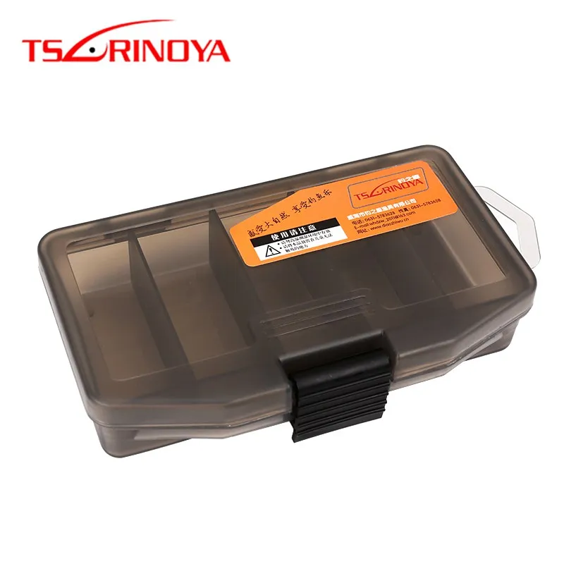 TSURINOYA пластиковая рыболовная коробка 13,6*6,5*3 см матового материала 5 отсеков Коробка для рыболовной приманки портативная коробка для рыболовных снастей