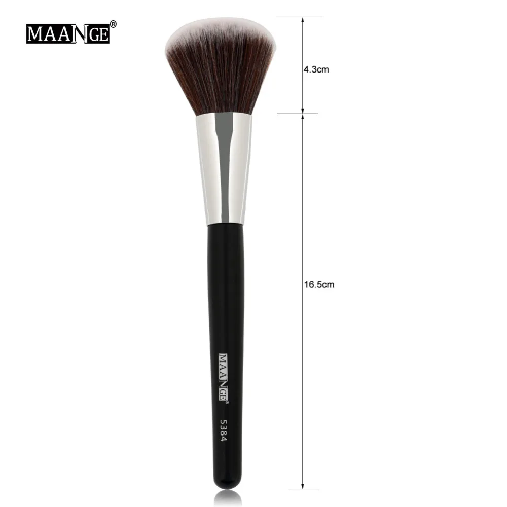 

Flat Top Round Makeup Foundation Brush Powder Cream Liquid Blush Blusher Blending Contour Concealer Highlighter Highlight Brush