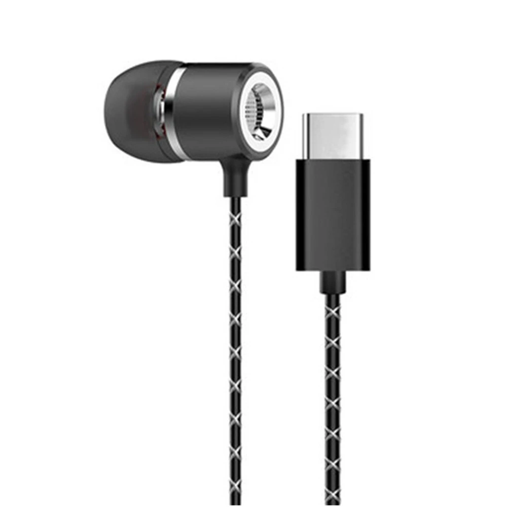 

USB Type C Earbud Hand Free call Extra Bass Noise Cancelling In-Ear Earphone