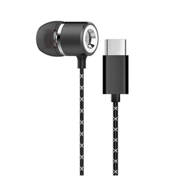 

USB Type C Earbud Hand Free call Extra Bass Noise Cancelling In-Ear Earphone