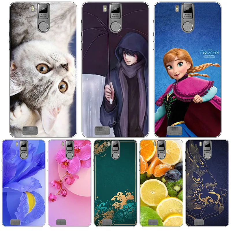 

Cute Fashion Flower Case For Oukitel K6000 Pro K6000Pro Cases Pattern Printed Soft Silicone Phone Cover Fundas