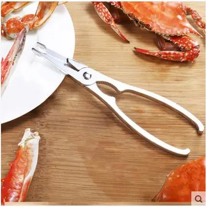 Pinzas multifunción de acero inoxidable para mariscos, utensilios de cocina,  aguja de cangrejo, langosta, accesorio para mariscos, tenedor Furit -  AliExpress