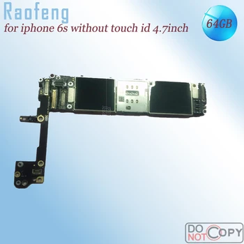 

Raofeng work well 64gb Without Touch ID Motherboard For Iphone 6s 4.7inch Disassemble mainboard Unlocked With Chips logic board