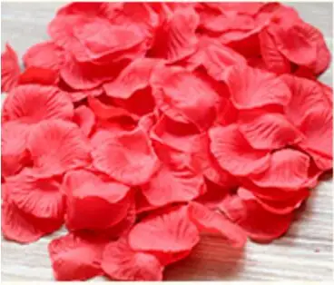 2000 Шт. Свадебные шелковые лепестки роз для цветочницы Искусственный цветок Ангел Дерево Maphia роза 2000 шт. шелковые лепестки роз - Цвет: Красный