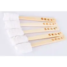 QIAOYAN 30 шт./кор. Портативный путешествия беременная женщина средства ухода за кожей для будущих мам одноразовые Зубная щётка хлопчатобумажной пряжи с деревянной ручкой Экологичная устная