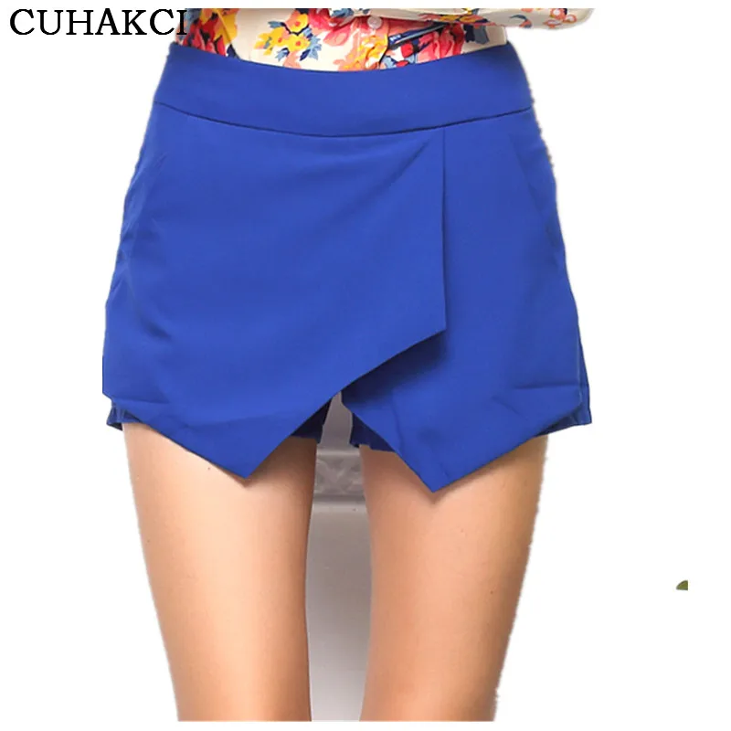 

Summer Shorts Women Fashion Irregular Sexy Shorts Geometric Shape Mid Straight Layered Zipper Female Casual Cotton Shorts M L XL