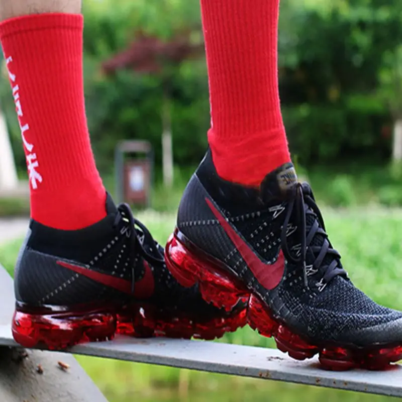Original Nike Air VaporMax Be True Flyknit Breathable Men's Running Shoes Outdoor Sports Comfortable Durable Jogging Sneakers