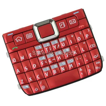 

Red New Housing Home Function Main Keypads Keyboards Buttons Cover For Nokia E71, Free Shipping with tracking#