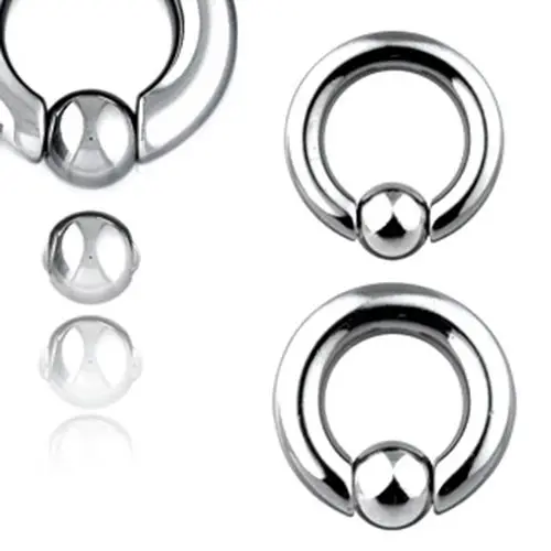 

BCR Ball Close Ring Nipple Ring Piercing XXL BCR Ring Clip In Spring Ball Captive Prince Albert Earrings Rock Vaginal ring Body