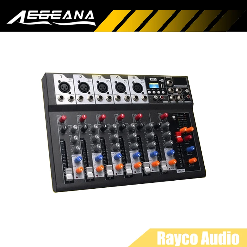 Buy Free Shipping Hot Sales F7 6 Channels Audio Mixer
