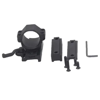 

30mm Quick Release Tactical Quick Detach Adjustable Scope Mount Rings Quick Release for Laser Sight Hunting Lights