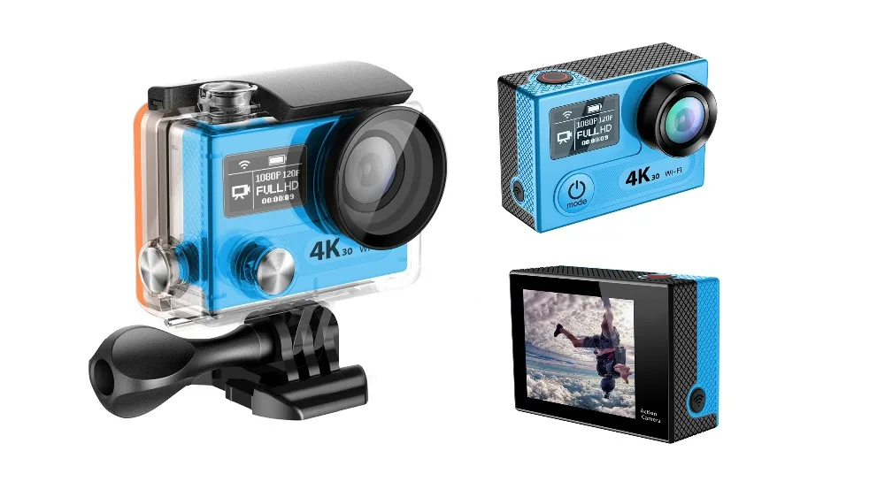 

Home Use Action Camera 4k For Outdoor Activities H8R H8pro Android/IOS Remote Control Lithium Battery HD WIFI Sport Camcorder
