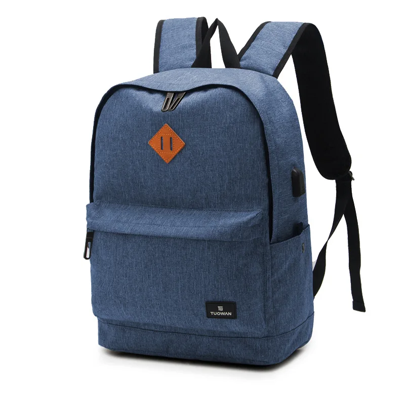 

Casual Backpack Men's 15.6 Computer Backpack Outdoor Men's Bag Retro Student Bag Factory Direct