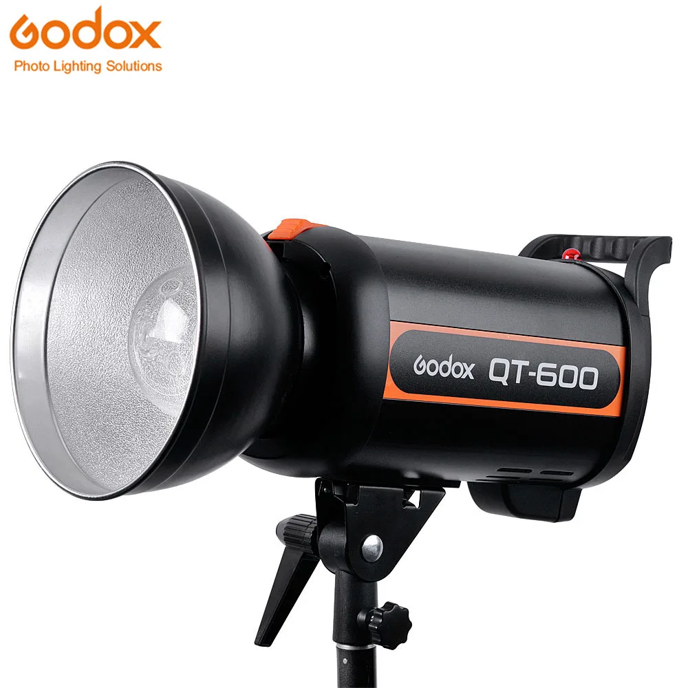 Студийная Стробоскопическая фотовспышка Godox QT-600 600 Вт лампа 600WS HSS 1/5000s для