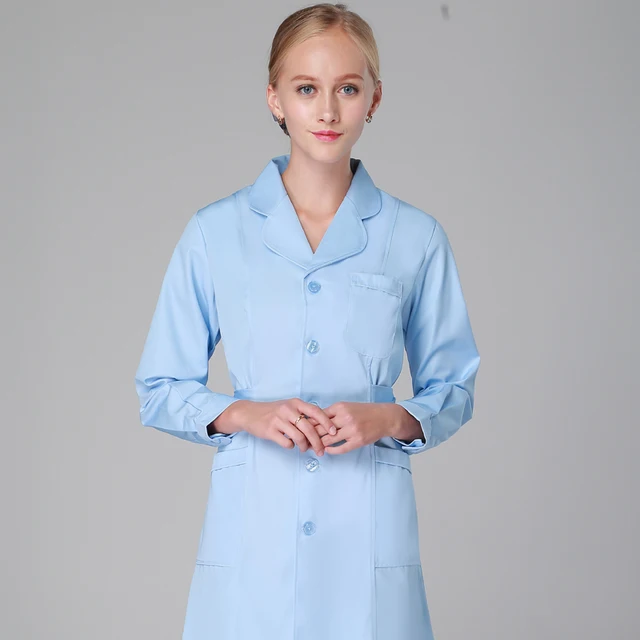 robe medical hospital Women's medical clothing scrubs nurse uniform dental clinic doctor's