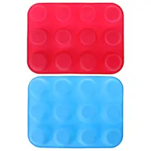 12 полости Маффин чашки силиконовые формы кекс шоколад печенье противень для выпечки Кухня Торт плесень микроволновая безопасность