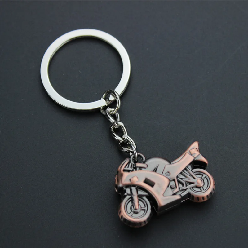 3D modelo de Metal motocicleta Llavero Mini Motor Llavero hombres Accessorie Llavero Chaveiro motocicleta joyería