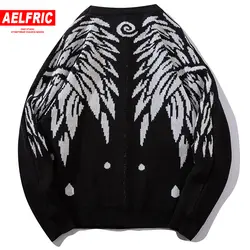 AELFRIC вязаный мужской свитер рукав "летучая мышь" повседневное уличная мода 2018 г. хип хоп пуловер с длинными рукавами свитера в стиле