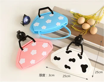 

Korean style Mini Garbage Bag Rack Cow Style Trash Can ABS Suction-cup Rubbish Bag Rack Suspensible & Portable Garbage Bag Rack