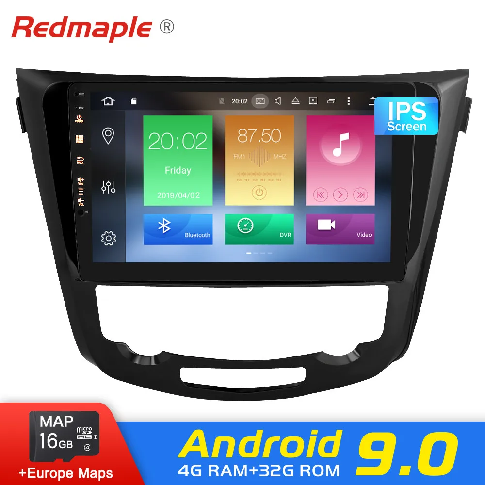 Cheap Android 9.0 Car Radio DVD Player For Nissan Qashqai X-Trail 2014 2015 2016 2017 GPS Multimedia Navigation Bluetooth Video Stereo 0
