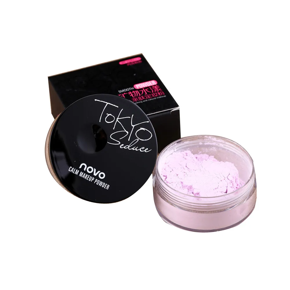 

Skin-made Makeup Powder Smooth Oil control Refreshing Loose Powder Ultra-Light Naked Face Makeup Skin Finish Powders +