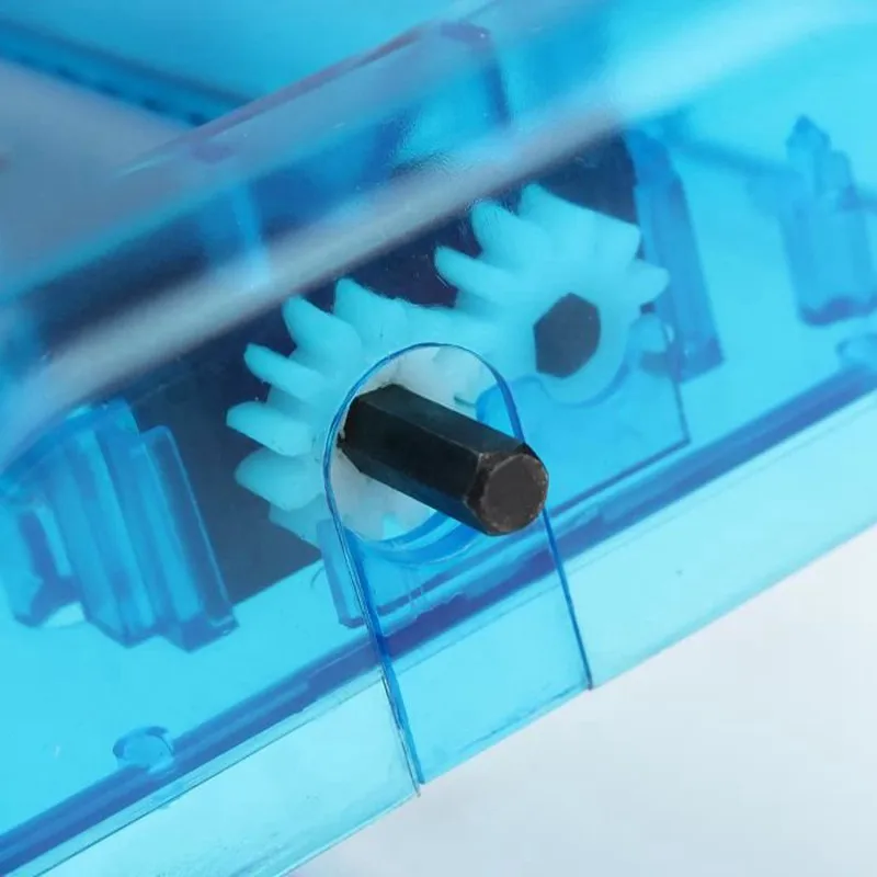 Tanie HOT Mini Blue Shredder Crusher Destroyer maszyna do cięcia dokumentów papierowych