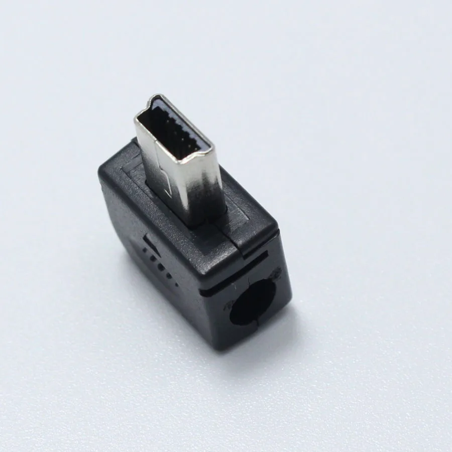 10 шт. DIY mini type B USB 5Pin тип сварки штекер разъем 3 в 1 90 градусов разъем адаптер для OD 4,0 мм провода черный