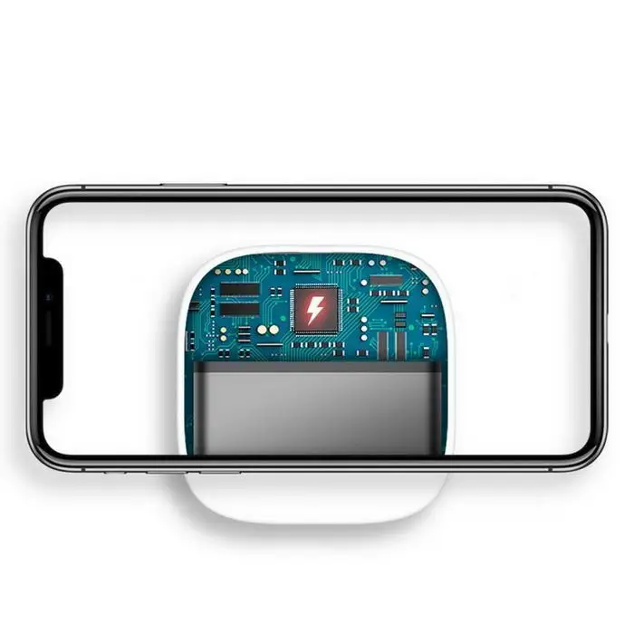 Mi ni 10000 мАч беспроводной Q3.0 двойной USB светодиодный дисплей внешний аккумулятор для Xiaomi mi iPhone samsung портативный внешний аккумулятор