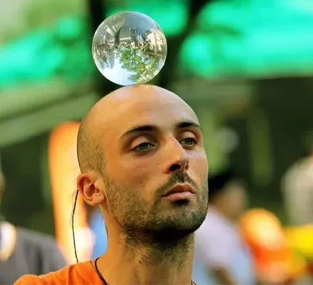 

60/70/80/90/100 mm Contact Juggling Ball Magic Tricks Crystal Ultra Clear 100% Acrylic Ball Manipulation Juggling Free shipping