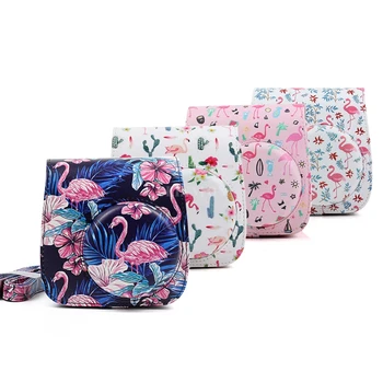 

DHL 50PCS Pattern PU Leather Camera Bag Protective Case Holder for FUJIFILM Instax Mini8/mini8plus/mini9