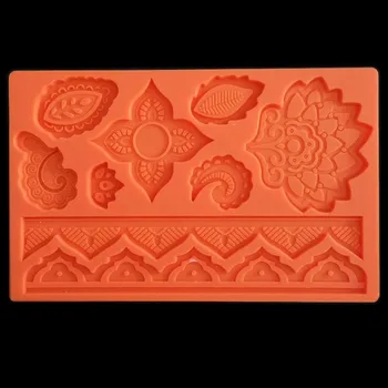 

2019 New Mandala Flower Silicone Mold Designer DIY Stampi in Silicone Molde Silicone Concreto Molds for Plaster