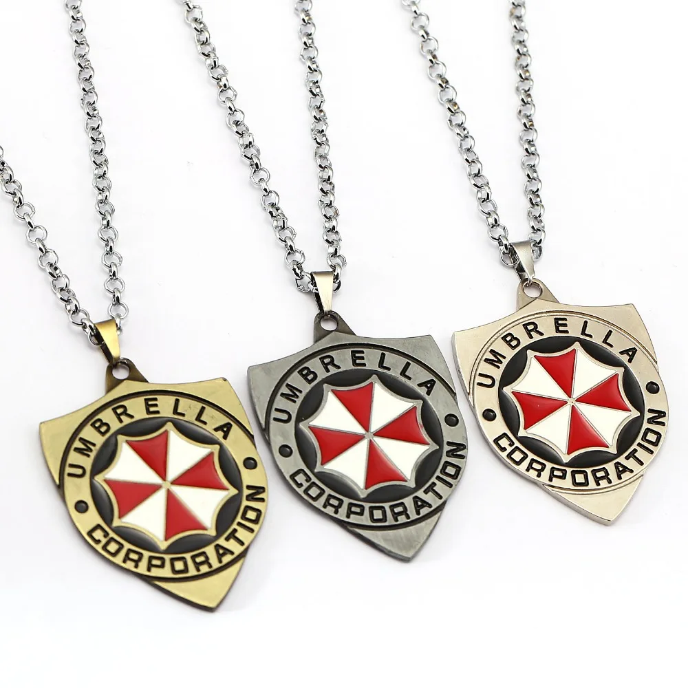 2017 Movie The Final Chapter Resident Evil Necklace Umbrella Pendant