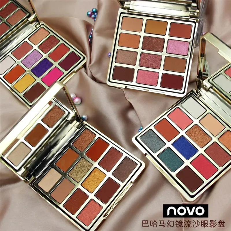 NOVO-fashion-Quicksand-12colors-eyeshadow-palette-naked-shimmer-Glitter-eye-shadow-MakeUp-Nude-Korea-Cosmetics-maquillaje (2)
