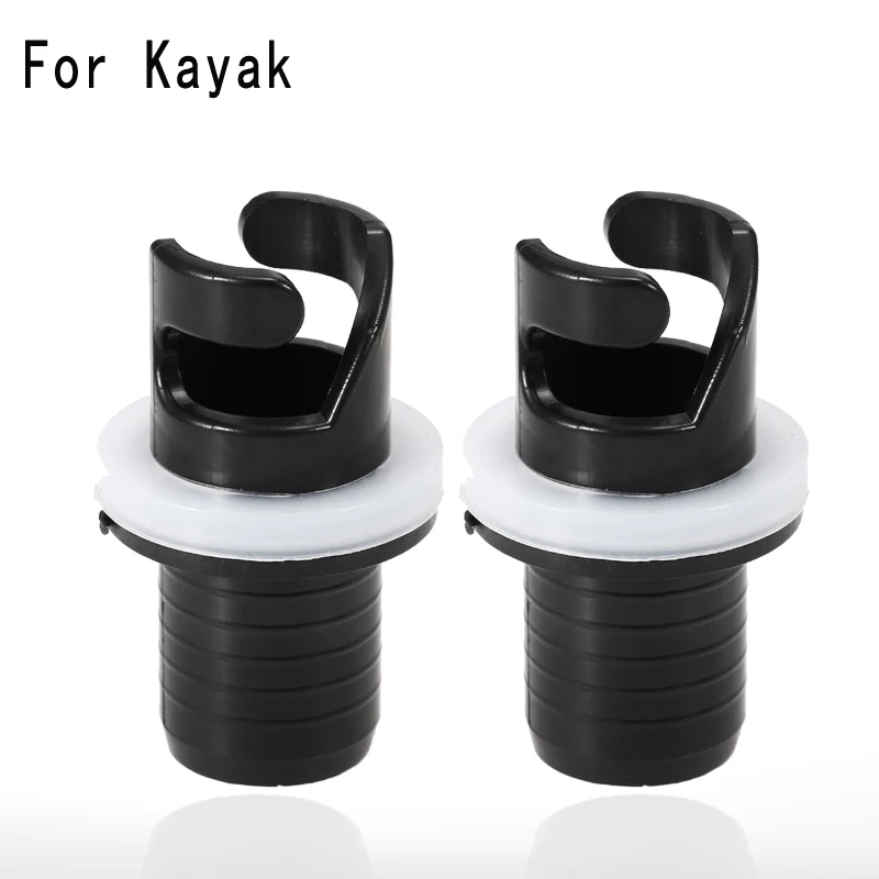 

2Pcs Kayak Accessories Boat Kayak Air Foot Pump Hose Adapter Valve Connector Inflatable Air Valve Hose Adapte for Rowing Boat