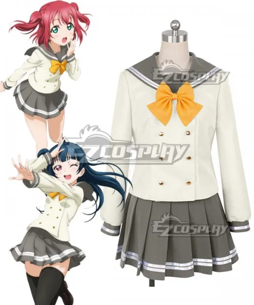 Love Live! Солнечный свет! Школьная форма Aqours Ruby Kurosawa tsushin Yoshiko костюм для косплея E001 |