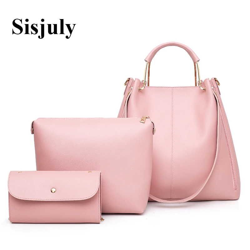 

Sisjuly 3 Pcs/set Composite Bags Handbags Women Famous Brand Messenger Women Big Crossbody Shoulder Bag 2019 Tote Bag Female Sac