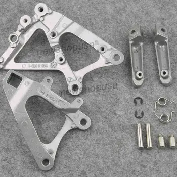 

Motorcycle Front Rider Footpegs Footrests Pegs Mount Bracket Kit For YAMAHA YZF R1 2009-2011 Foot Rests
