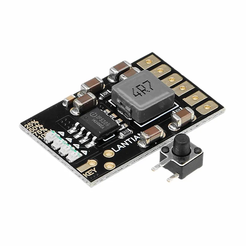 

4 In 1 Charger Discharger Boost 5V 2.1A Module for 3.7V 4.2V Battery DIY Mobile Power with Button